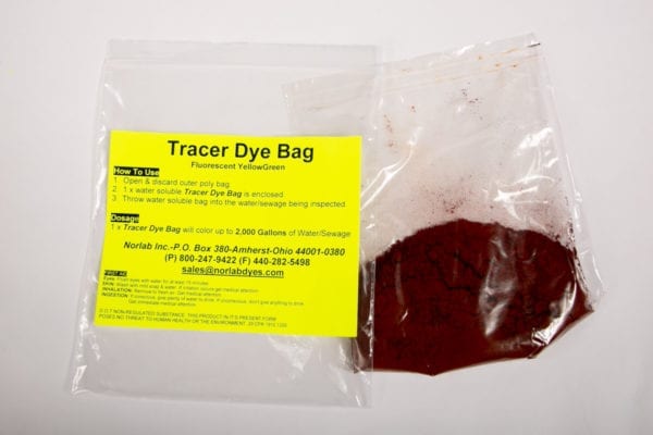Norlab Tracing Dyes Tracing Dye Bag